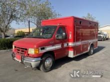 (Jurupa Valley, CA) 2003 Ford Econoline Cutaway Ambulance Runs & Moves
