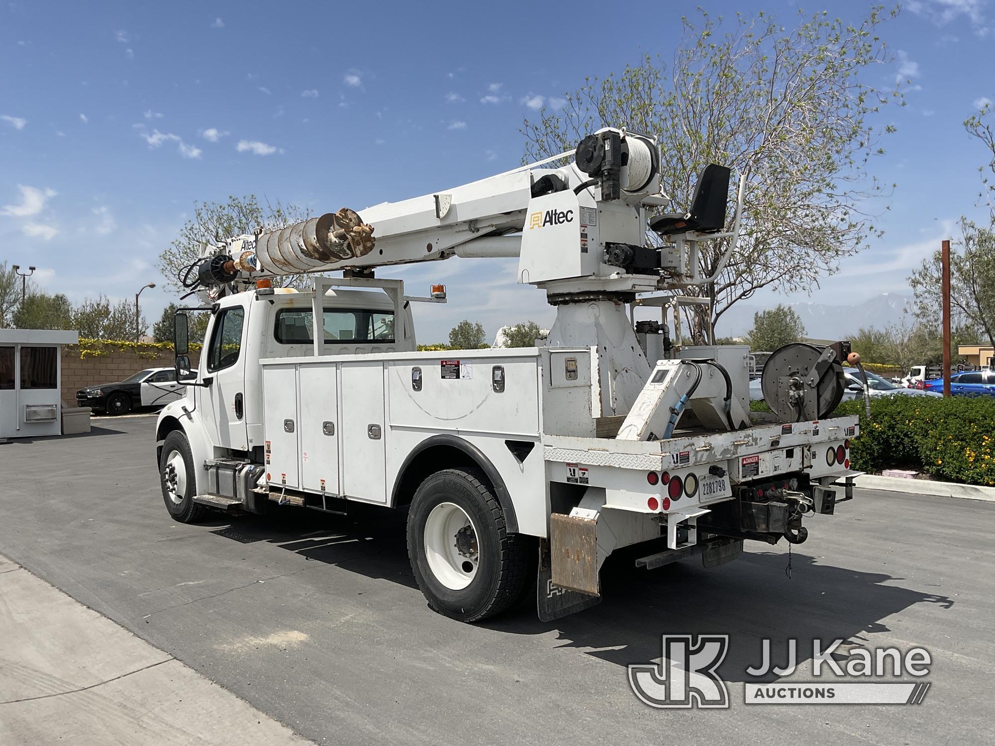 (Jurupa Valley, CA) Altec DM47B-TR, , 2015 Freightliner M2 106 Utility Truck, 6x6 Runs & Moves, Uppe