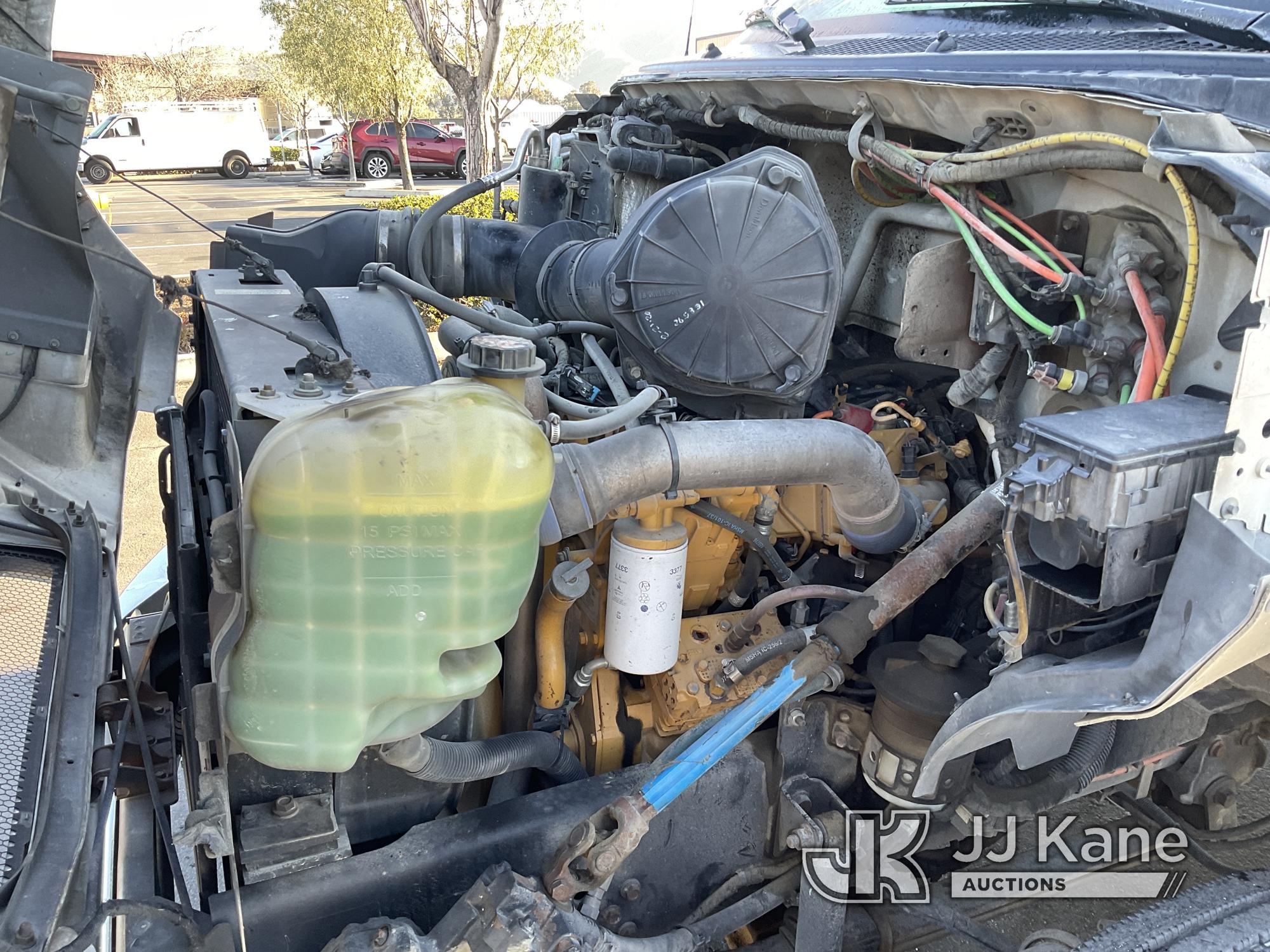 (Jurupa Valley, CA) 2007 Ford F650 Crew Cab Van Body Truck Runs & Moves (ABS Light On), Must Be Regi