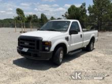 2008 Ford F250 Pickup Truck Not Running, Condition Unknown) (Check Engine Light On) (Body & Paint Da