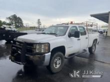 2009 Chevrolet Silverado 2500HD 4x4 Crew-Cab Pickup Truck, (Co-op Owned) Runs & Moves, Check Engine 