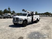 2013 RAM 5500 4x4 Service Truck Runs, Moves & PTO Engages) (Jump To Start, Check Engine Light On, Cr