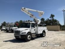 Altec L42A, Over-Center Bucket center mounted on 2015 FREIGHTLINER M2-106 Utility Truck Runs, Moves 