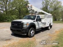 Altec AT200A, Articulating & Telescopic Bucket Truck mounted behind cab on 2012 Ford F450 Service Tr