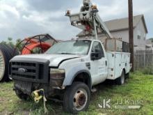 Altec AT235, Telescopic Non-Insulated Bucket Truck mounted behind cab on 2008 Ford F450 Service Truc