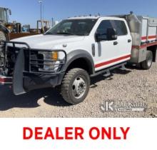 2017 Ford F450 4x4 Pumper/Fire Truck Runs & Moves) (Pump/Water Operation Unknown, Check Engine Light