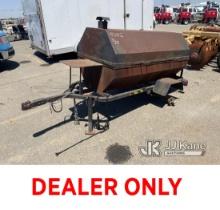 Trailer Mounted BBQ (Missing Tires & Rim Missing Tires & Rim, Bill of Sale Only