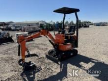 2024 AGT Industrial LH12R Mini Hydraulic Excavator New, Cranks, Does Not Start