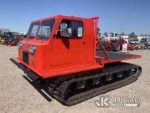 1974 Thiokol 1202-C Snow Cat, 8 foot 6 inch wide, Flat bed Runs, and operates, Hour meter and tach a