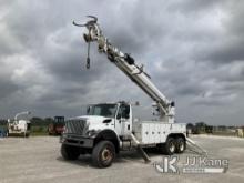 Altec D4065A-TR, Digger Derrick rear mounted on 2012 INTERNATIONAL 7400 6x6 T/A Utility Truck Runs, 