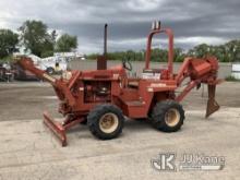 1999 Ditch Witch 5010DD Cable Plow Runs, Moves, No Key) (Jump Starter To Start