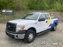 2014 Ford F150 4x4 Extended-Cab Pickup Truck Runs On CNG & Gas) (Runs & Moves) (Damaged Passenger Si