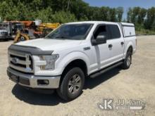 2016 Ford F150 4x4 Crew-Cab Pickup Truck Runs & Moves) (Rust Damage, Seller States: Needs Brakes & H