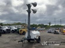 (Plymouth Meeting, PA) 2013 Terex RL4 Portable Light Tower, Trailer Mtd. No Title) (Runs & Operates