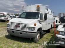 (Bellport, NY) 2005 GMC C4500 Enclosed Service Truck Fuel Tank Out, Not Running, Condition Unknown,