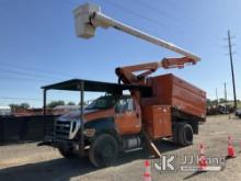 (Charlotte, MI) Altec LR756, Over-Center Bucket Truck mounted behind cab on 2013 Ford F750 Chipper D