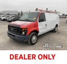 (Jurupa Valley, CA) 2011 Ford Econoline Cargo Van Runs & Moves, Has Open Recall, Failed Smog