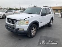 (Jurupa Valley, CA) 2007 Ford Explorer XLT 4x4 Sport Utility Vehicle Runs & Moves