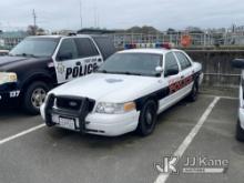 2004 Ford Crown Victoria Police Interceptor 4-Door Sedan, Light Bar & Logos Will Be Removed Before S
