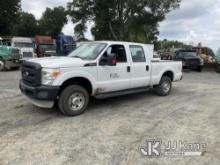 (Charlotte, NC) 2012 Ford F250 4x4 Crew-Cab Pickup Truck Duke Unit) (Runs & Moves) (Body Damage