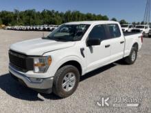 2021 Ford F150 4x4 Crew-Cab Pickup Truck Runs & Moves) (Does Not Stay Running Without Battery Pack, 