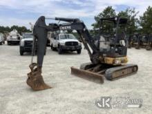 2015 John Deere 35G Mini Hydraulic Excavator Runs, Moves & Operates) (Body/Paint/Rust Damage