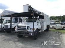 (Mount Airy, NC) Altec LR760-E70, Over-Center Elevator Bucket Truck mounted behind cab on 2013 Ford