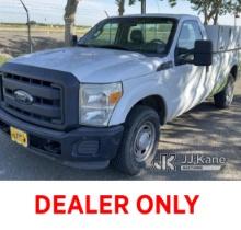 2013 Ford F250 Pickup Truck Runs & Moves, Nail in Tire