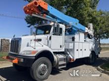 (Dixon, CA) Altec TA55, Articulating & Telescopic Bucket Truck center mounted on 2017 Peterbilt 348