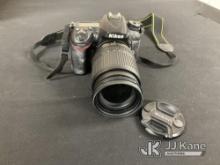 Nikon camera (Used ) NOTE: This unit is being sold AS IS/WHERE IS via Timed Auction and is located i