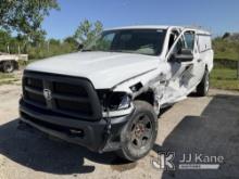2018 RAM 2500 4x4 Crew-Cab Pickup Truck Non-Running & Condition Unknown) (Wrecked, Ignition Damage, 