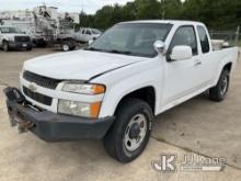 2012 Chevrolet Colorado 4x4 Extended-Cab Pickup Truck Runs Briefly but dies, Then Difficult to Start