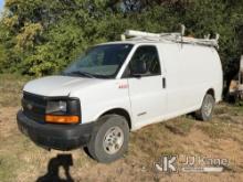 2006 Chevrolet 2500 Express Cargo Van Not Running, Condition Unknown) (Power up with Jump Box, No Cr
