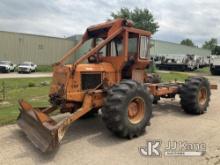 (Neenah, WI) 1980 Unknown Rubber Tired Skidder Runs, Moves) (Hard to Steer) (Seller States-Hydraulic