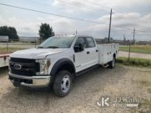 2019 Ford F450 Crew-Cab Pickup Truck Not Running, Conditions Unknown, Body Damage,
