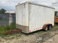 (Neenah, WI) 2011 Atlas Specialty Trailers AU716TA2 Trailer Red-Tagged-Seller States-Frame and rear