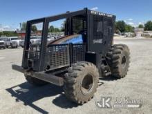2013 New Holland TS6 Utility Tractor Runs & Moves) (Ignition Damaged, Rust/Paint Damage, Missing Rea