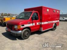 2006 Ford Econoline Cutaway Ambulance Runs & Moves