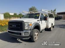 2016 Ford F-450 SD Service Truck, Def System ?p. Runs & Moves