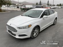 2014 Ford Fusion 4-Door Sedan Runs & Moves, Check Engine Light On, Distributor Cable Has Been Cut