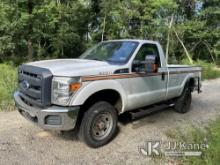 2015 Ford F350 4x4 Pickup Truck Not Running, Has Power, Condition Unknown, Rust & Body Damage, Selle
