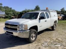 2013 Chevrolet 4x4 Silverado 2500 Extended-Cab Pickup Truck Runs & Moves, Missing Exhaust, Check Eng
