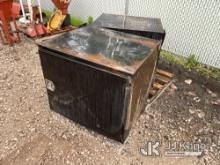 Steel Tool Boxes. (Used.) NOTE: This unit is being sold AS IS/WHERE IS via Timed Auction and is loca
