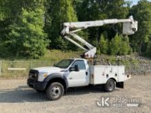 Altec AT37G, Articulating & Telescopic Bucket Truck mounted behind cab on 2012 Ford F550 Utility Tru