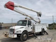 Altec AA755, Material Handling Bucket Truck rear mounted on 2007 Freightliner M2 106 Utility Truck R