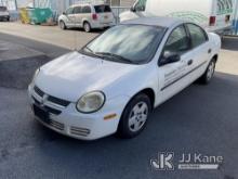 2004 Dodge Neon 4-Door Sedan Runs,  Moves, Would Not Stay Running Without Jump Pack On The Battery S