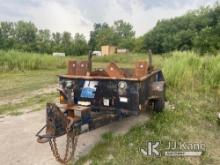 (Auburn, NY) 1986 Dixie S/A Reel/Material Trailer No Title