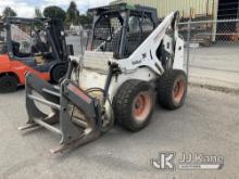 1996 Bobcat 873 Rubber Tired Skid Steer Loader Runs & Moves)( Seller States HYD issues