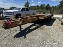 1993 Reid E25 T/A Tagalong Equipment Trailer