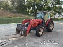 Massey Ferguson 4245 Tractor Loader Runs, Moves, Operates